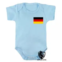 Body Bebê Infantil bandeira Alemanha germany - Foto 3