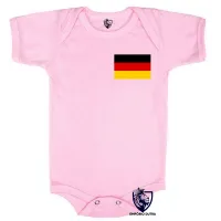 Body Bebê Infantil bandeira Alemanha germany - Foto 4