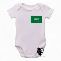 Body Bebê Infantil bandeira Arábia saudita - Foto 2