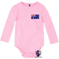 Body Bebê Infantil bandeira Austrália oceania - Foto 4