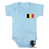 Body Bebê Infantil bandeira Bélgica europa - Foto 3