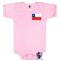 Body Bebê Infantil bandeira Chile america latina - Foto 4