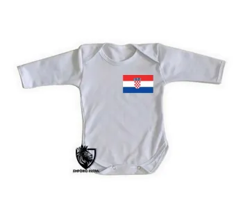 Body Bebê Infantil bandeira Croacia croatia - Foto 2