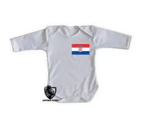 Body Bebê Infantil bandeira Croacia croatia - Foto 2