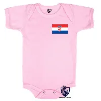 Body Bebê Infantil bandeira Croacia croatia - Foto 4