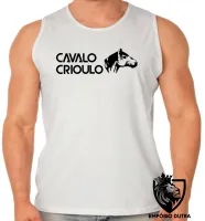 Camiseta Regata adulto ou infantil cavalo medio - Foto 2