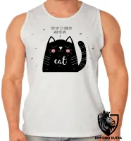 Camiseta Regata adulto ou infantil Every day is a good gato cat - Foto 2