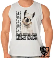 Camiseta Regata adulto ou infantil lhama animal america latina - Foto 2