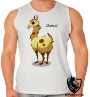 Camiseta Regata adulto ou infantil Lhamastê lhama animal america - Foto 2
