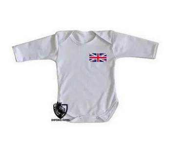 Body Bebê Infantil bandeira inglaterra reino unido - Foto 2