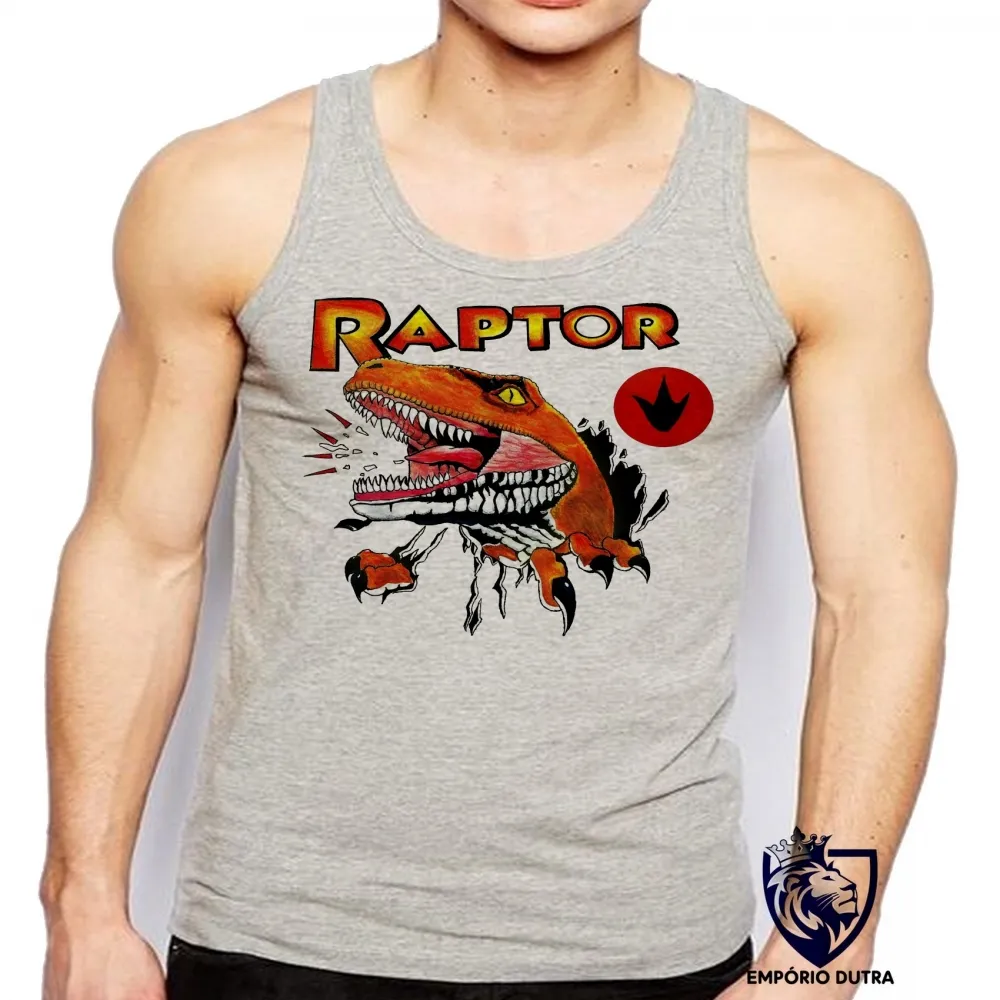 Camiseta Regata adulto ou infantil Raptor Ghost world