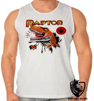 Camiseta Regata adulto ou infantil Raptor Ghost world - Foto 2