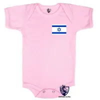 Body Bebê Infantil bandeira Israel Oriente Médio - Foto 4