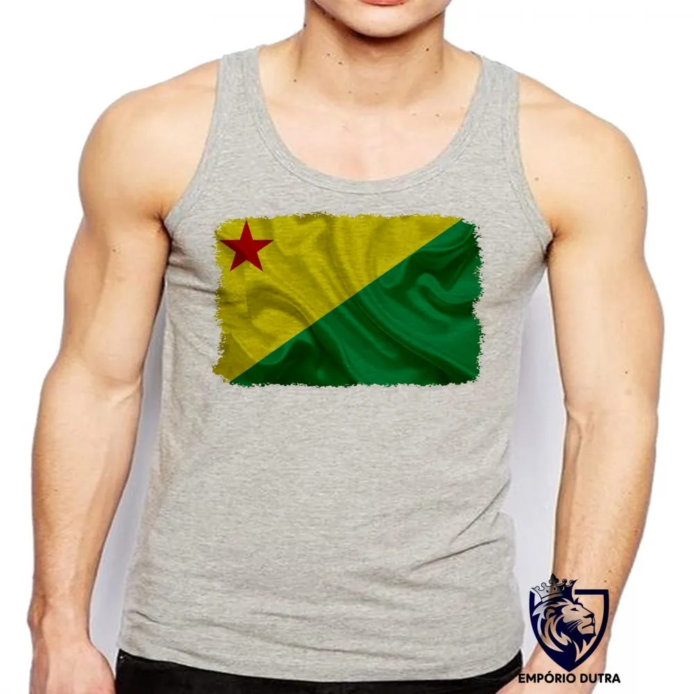 Camiseta Regata adulto ou infantil bandeira acre Imagem