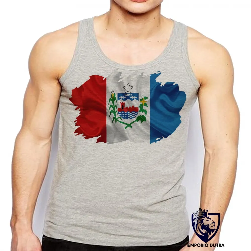 Camiseta Regata adulto ou infantil bandeira Alagoas Imagem