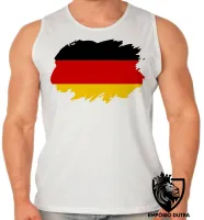 Camiseta Regata adulto ou infantil bandeira Alemanha germany - Foto 2