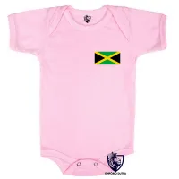 Body Bebê Infantil bandeira Jamaica marley - Foto 4