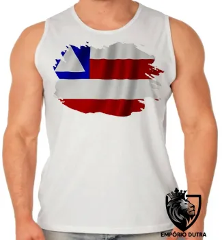 Camiseta Regata adulto ou infantil bandeira Bahia - Foto 2