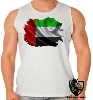 Camiseta Regata adulto ou infantil bandeira Emirados Árabes Unidos - Foto 2
