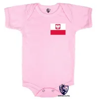 Body Bebê Infantil bandeira Polônia - Foto 4