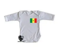 Body Bebê Infantil bandeira Senegal africa - Foto 2