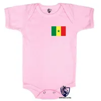 Body Bebê Infantil bandeira Senegal africa - Foto 4
