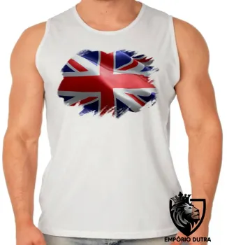 Camiseta Regata adulto ou infantil bandeira inglaterra reino unido - Foto 2