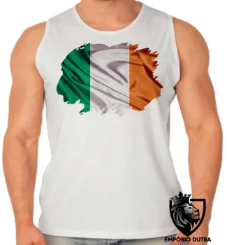 Camiseta Regata adulto ou infantil bandeira Irlanda reino unido - Foto 2