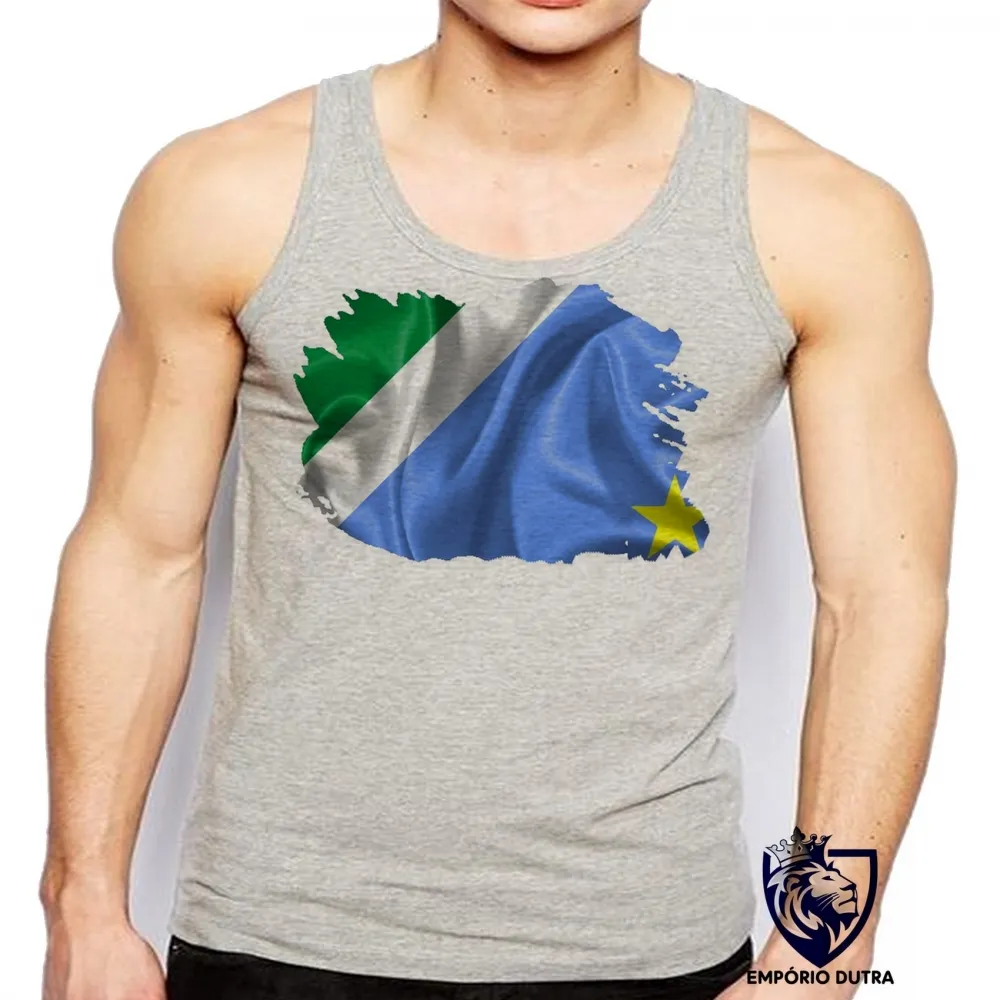 Camiseta Regata adulto ou infantil bandeira Mato grosso sul Imagem