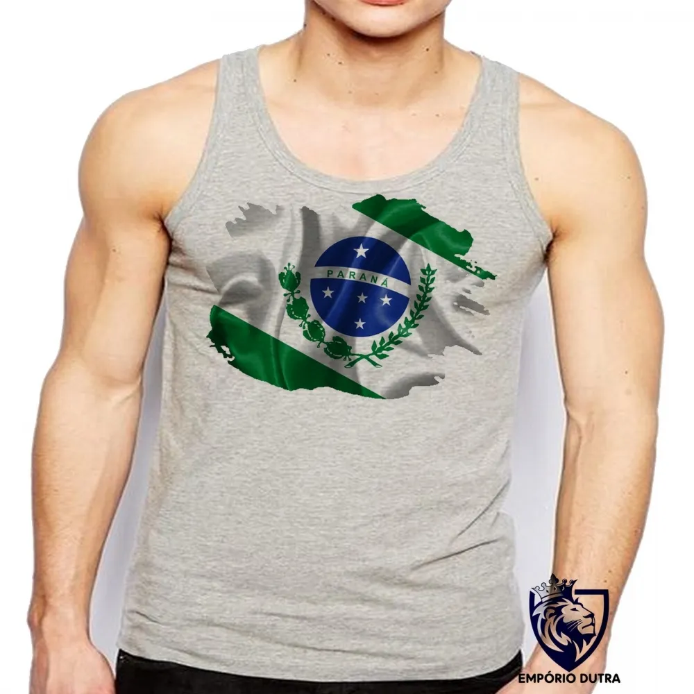 Camiseta Regata adulto ou infantil bandeira Mato grosso sul Imagem