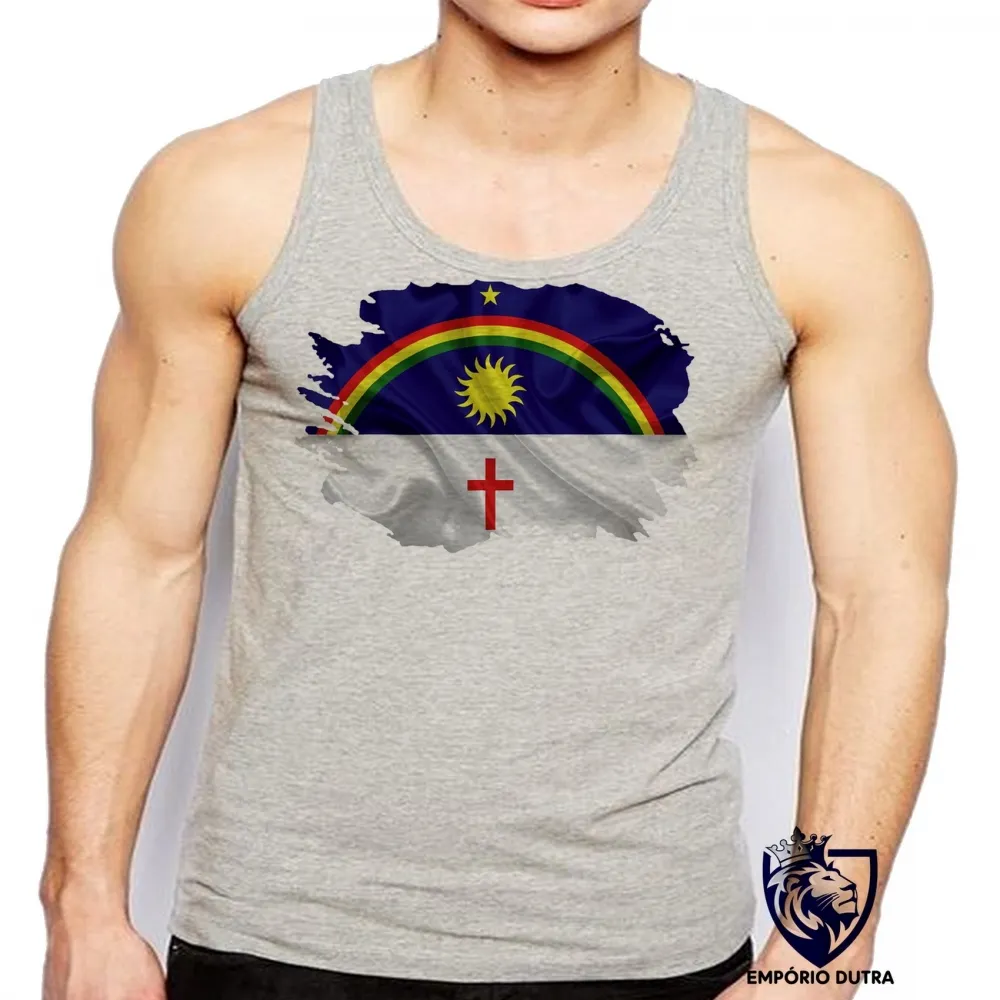 Camiseta Regata adulto ou infantil bandeira Pernambuco Imagem