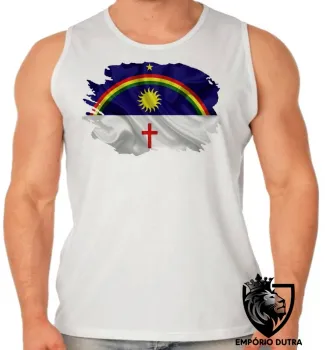 Camiseta Regata adulto ou infantil bandeira Pernambuco - Foto 2