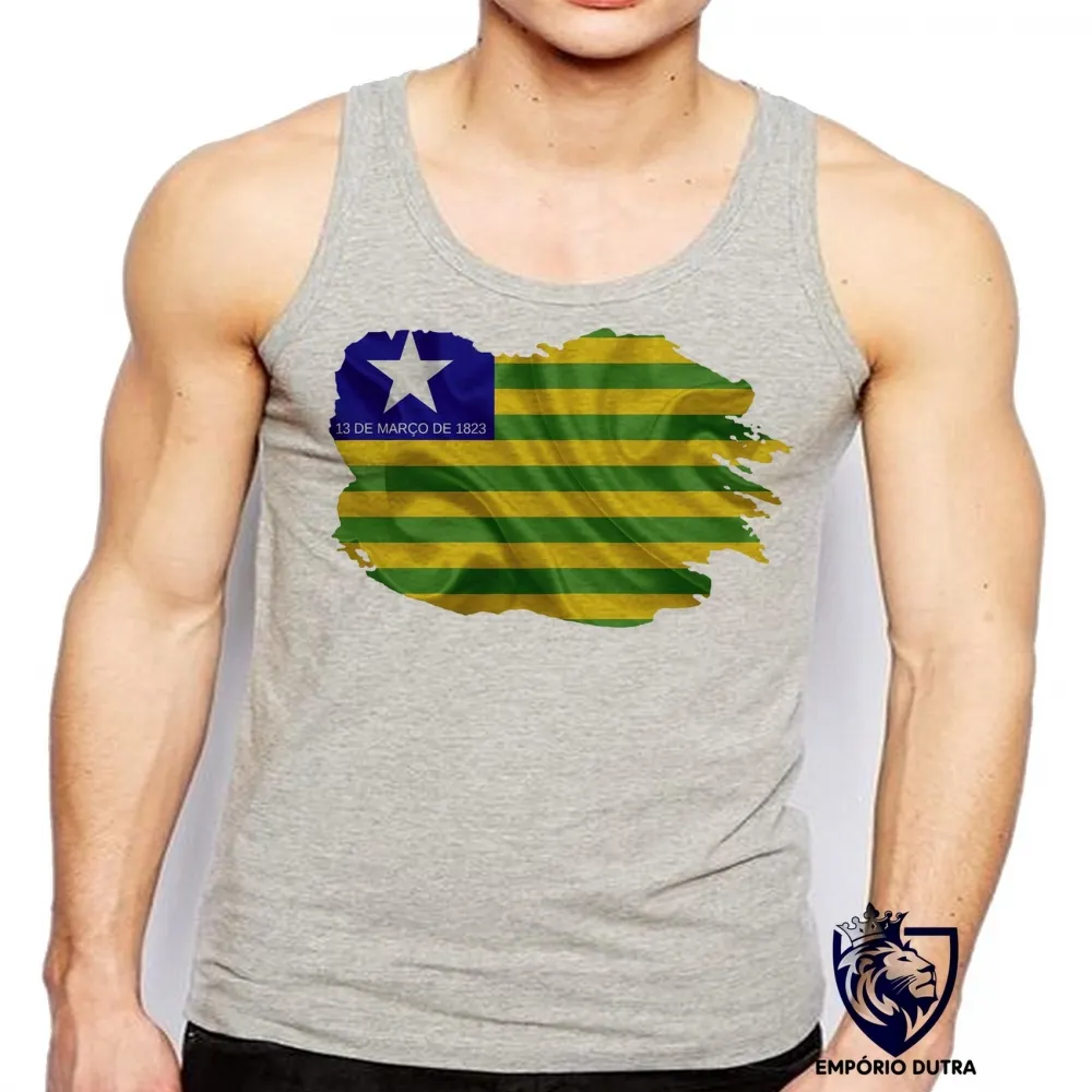Camiseta Regata adulto ou infantil bandeira Piauí Imagem