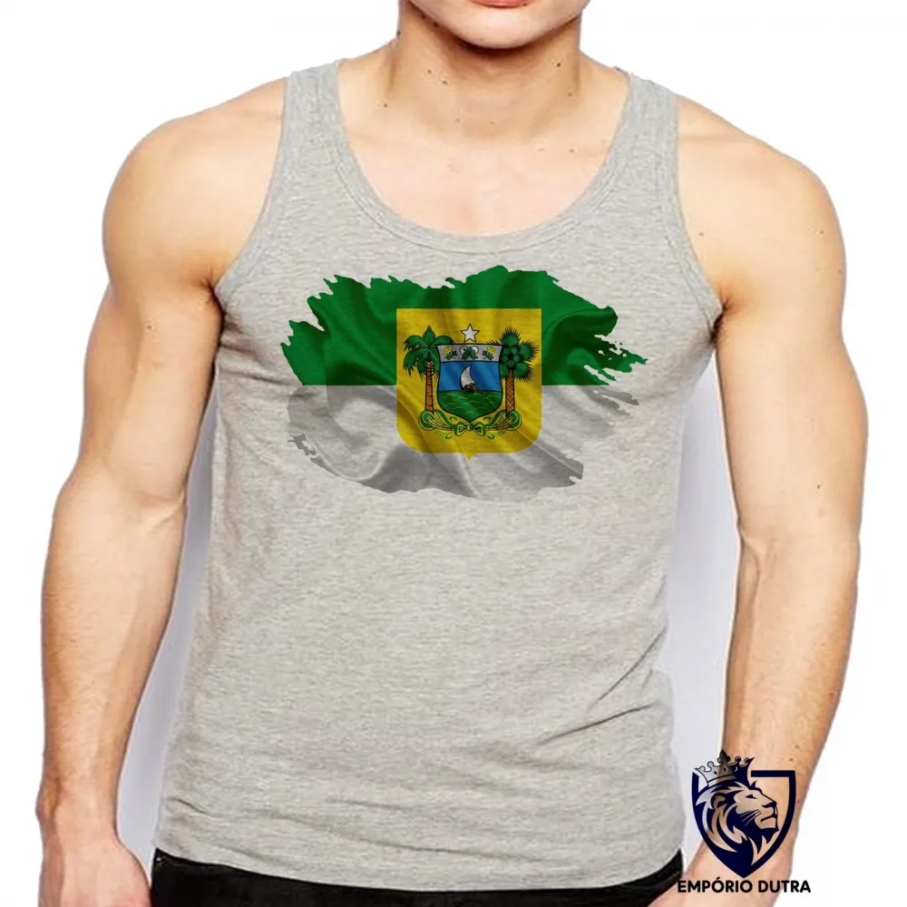 Camiseta Regata adulto ou infantil bandeira Rio grande do norte Imagem
