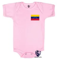 Body Bebê Infantil bandeira Venezuela - Foto 3