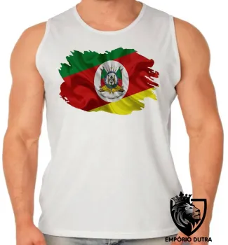 Camiseta Regata adulto ou infantil bandeira Rio grande do sul - Foto 2