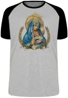 Camiseta Maria e Jesus colo - Foto 3