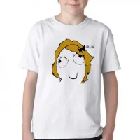 Camiseta adulto ou infantil AiAi meme menina doida ranço - Foto 4