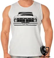 Camiseta Regata adulto ou infantil Camionete Ford antiga carro antigo - Foto 2