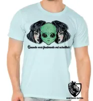 Camiseta adulto ou infantil Alien et ovni quando você vai acreditar - Foto 4