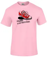 Camiseta adulto ou infantil All Star tenis Say yes black - Foto 5