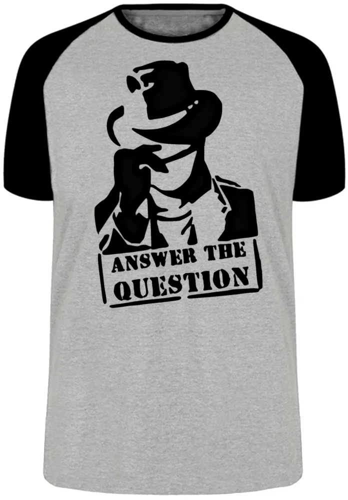 Camiseta adulto ou infantil Answer the question chapeu cap Imagem