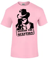 Camiseta adulto ou infantil Answer the question chapeu cap - Foto 5