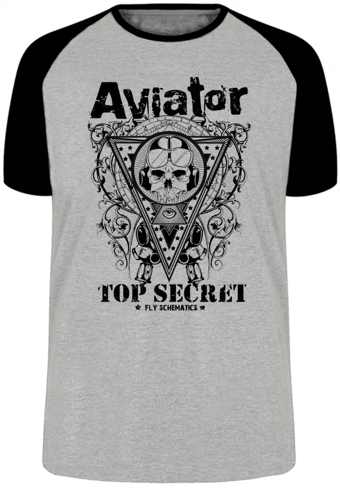Camiseta adulto ou infantil Avião Top Secret