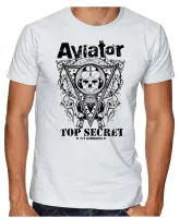 Camiseta adulto ou infantil Avião Top Secret - Foto 2