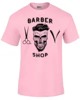 Camiseta adulto ou infantil Barber Shop barbearia cabelereiro barba - Foto 5
