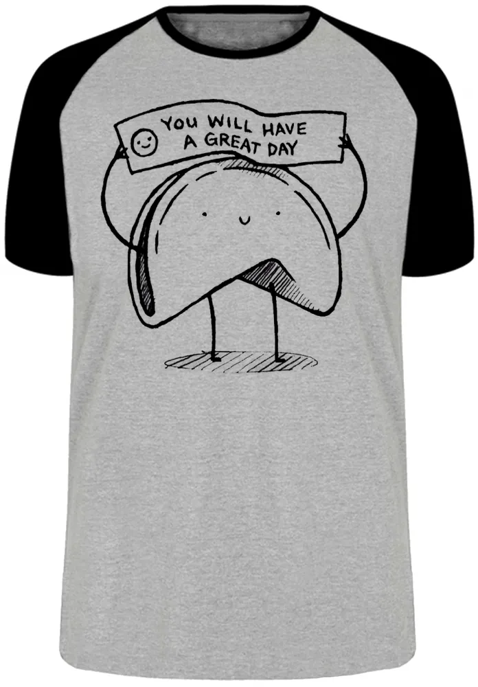 Camiseta adulto ou infantil Biscoito da sorte great day Imagem