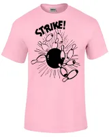 Camiseta adulto ou infantil boliche bolão Strike bowling - Foto 5