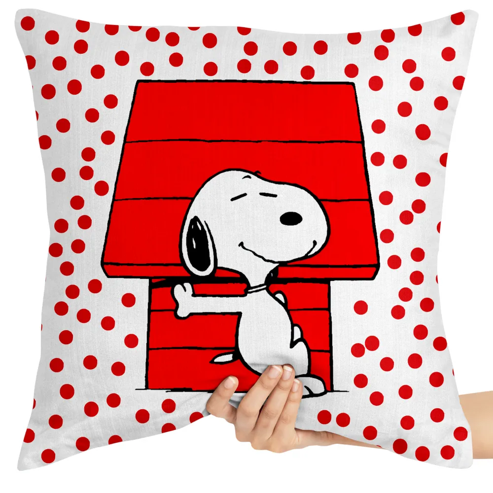 Almofada Snoopy bolinhas Imagem