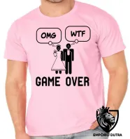 Camiseta adulto ou infantil Casamento game over engraçado - Foto 2